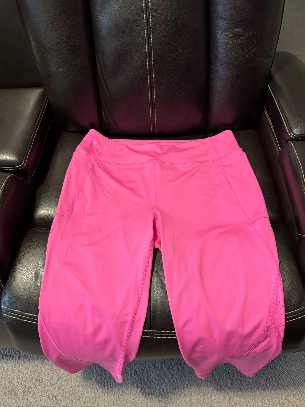 tek gear Bright Pink Active Capris with Side Panels